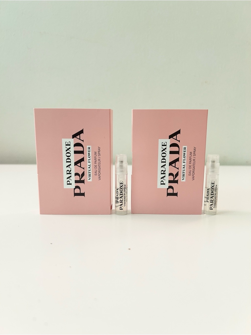 ๐ธPRADA Paradoxe Virtual Flower EDP Vial Spray Sample 1.2 mL x 2